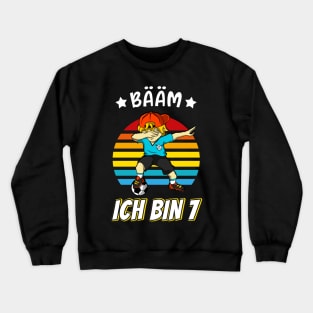 Fußball Dab Fußballer Junge 7. Bday Kinder Crewneck Sweatshirt